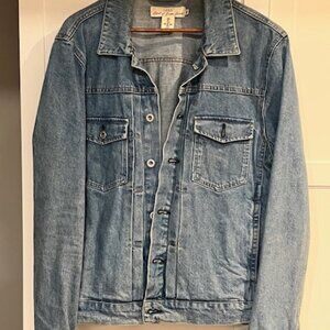 Vintage H&M Jean Jacket: Blue Casual Streetwear Large